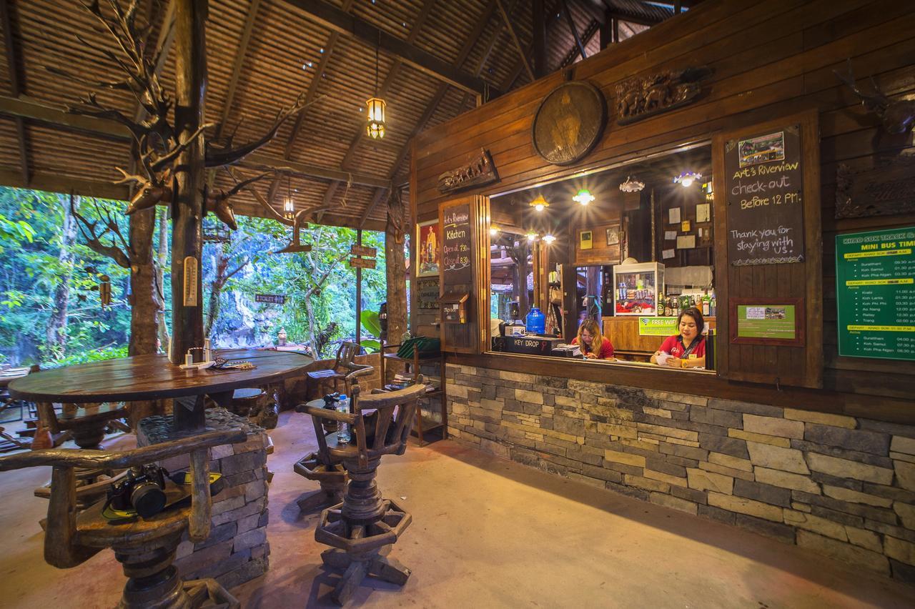 艺术河景山林小屋度假酒店 Khao Sok National Park 外观 照片